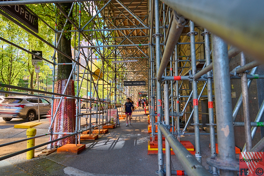 1608 Vancouver, Burrard St. under construction