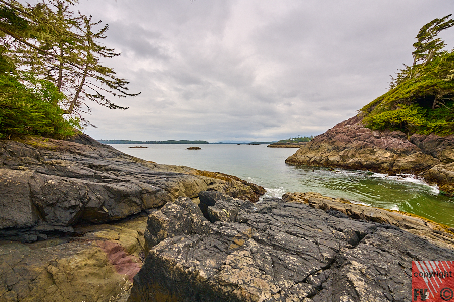 1621 Vancouver Island, Ucluelet coastline