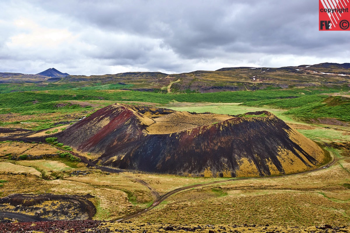 118 Iceland, near Grábrók Volcano